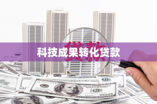 徐闻科技成果转化贷款