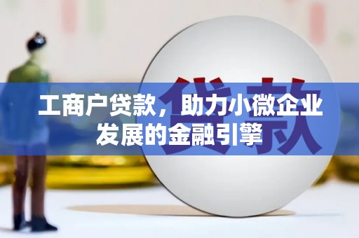 徐闻工商户贷款，助力小微企业发展的金融引擎