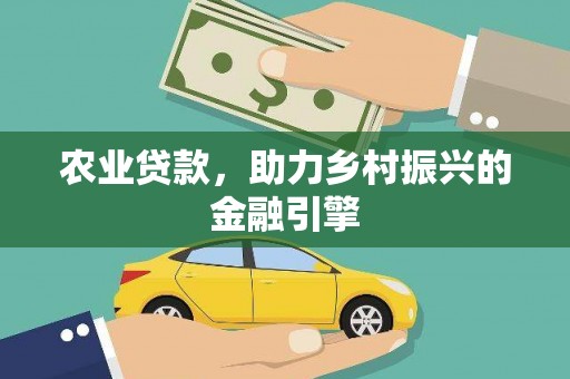 徐闻农业贷款，助力乡村振兴的金融引擎