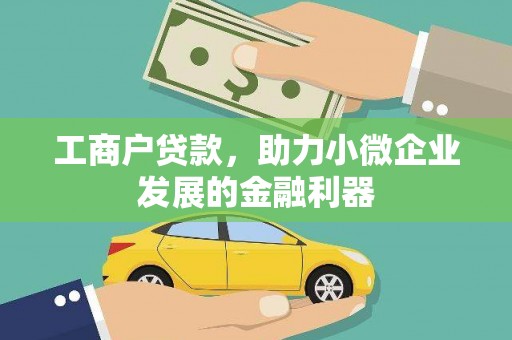 徐闻工商户贷款，助力小微企业发展的金融利器