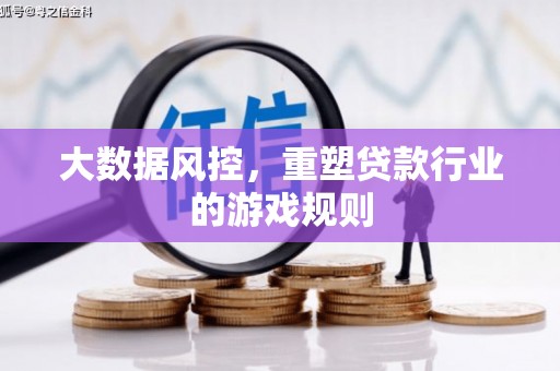 徐闻大数据风控，重塑贷款行业的游戏规则