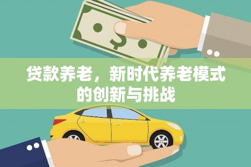 徐闻贷款养老，新时代养老模式的创新与挑战