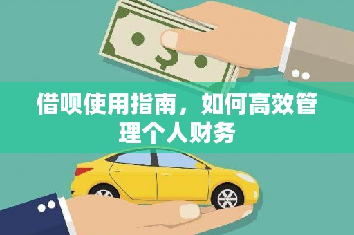 徐闻借呗使用指南，如何高效管理个人财务