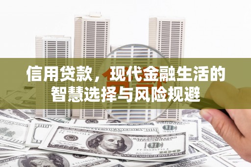 徐闻信用贷款，现代金融生活的智慧选择与风险规避