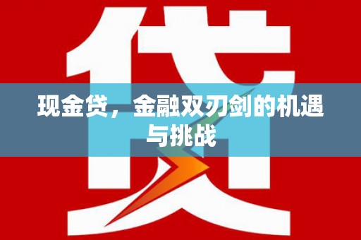 徐闻现金贷，金融双刃剑的机遇与挑战