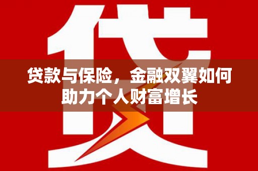 徐闻贷款与保险，金融双翼如何助力个人财富增长