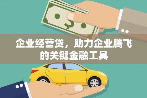 徐闻企业经营贷，助力企业腾飞的关键金融工具