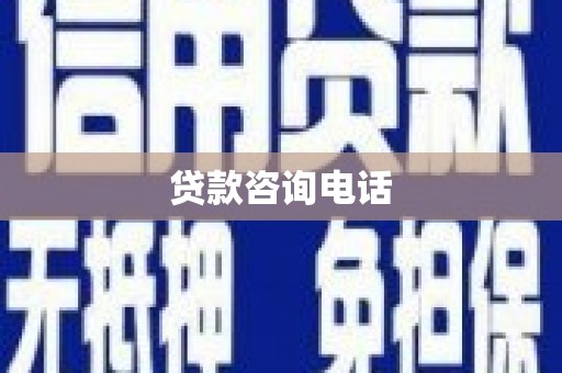 徐闻贷款咨询电话