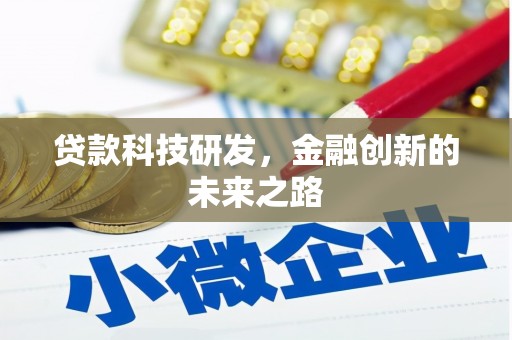 徐闻贷款科技研发，金融创新的未来之路