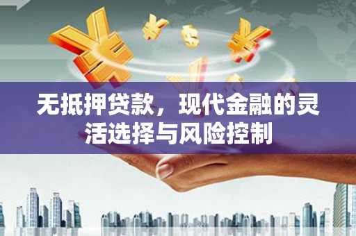 徐闻无抵押贷款，现代金融的灵活选择与风险控制