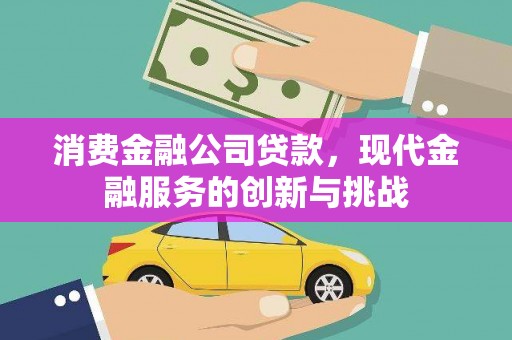 徐闻消费金融公司贷款，现代金融服务的创新与挑战