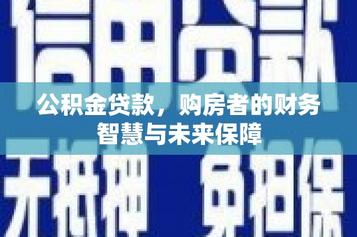 徐闻公积金贷款，购房者的财务智慧与未来保障