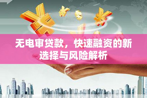 徐闻无电审贷款，快速融资的新选择与风险解析