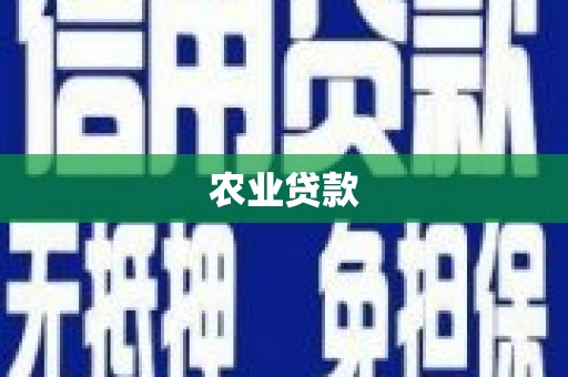 徐闻农业贷款