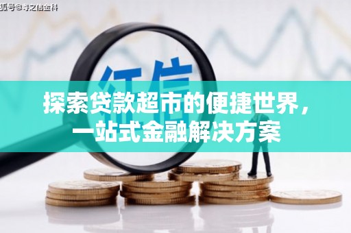 徐闻探索贷款超市的便捷世界，一站式金融解决方案