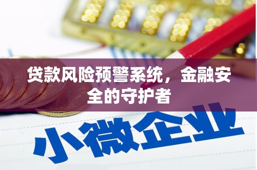 徐闻贷款风险预警系统，金融安全的守护者