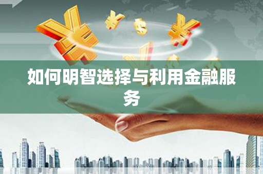 徐闻如何明智选择与利用金融服务