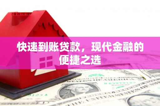 徐闻快速到账贷款，现代金融的便捷之选