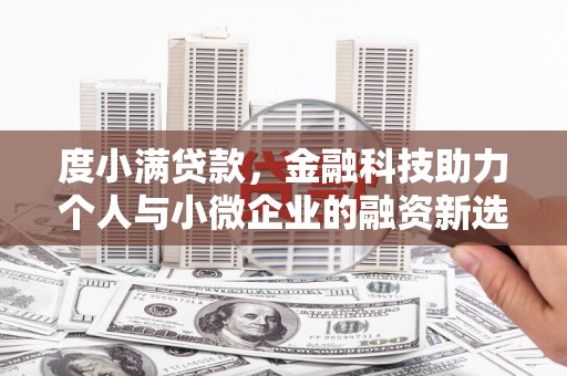 徐闻度小满贷款，金融科技助力个人与小微企业的融资新选择