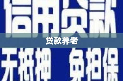 徐闻贷款养老