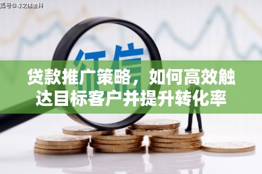 徐闻贷款推广策略，如何高效触达目标客户并提升转化率