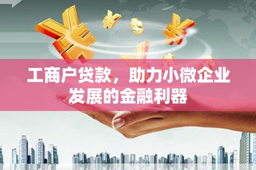 徐闻工商户贷款，助力小微企业发展的金融利器