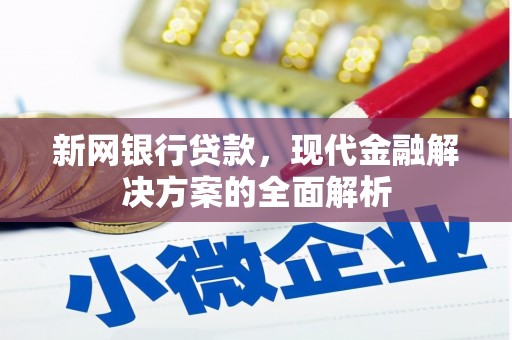 徐闻新网银行贷款，现代金融解决方案的全面解析