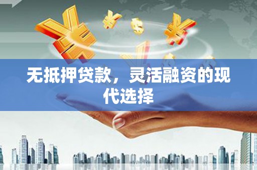 徐闻无抵押贷款，灵活融资的现代选择