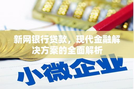 徐闻新网银行贷款，现代金融解决方案的全面解析