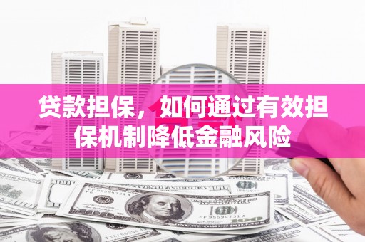 徐闻贷款担保，如何通过有效担保机制降低金融风险