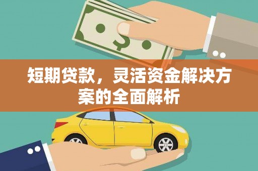 徐闻短期贷款，灵活资金解决方案的全面解析