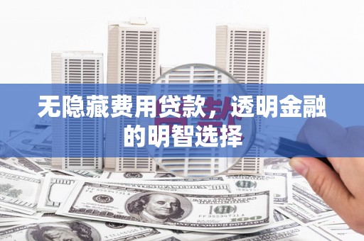 徐闻无隐藏费用贷款，透明金融的明智选择