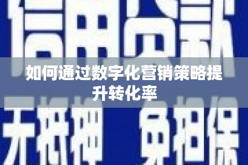 徐闻如何通过数字化营销策略提升转化率