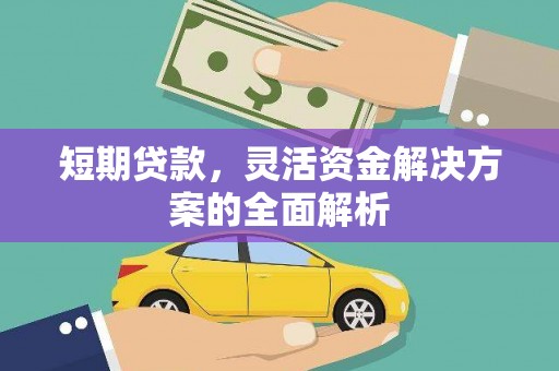 徐闻短期贷款，灵活资金解决方案的全面解析