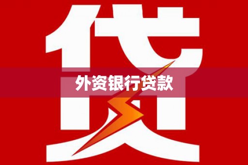 徐闻外资银行贷款