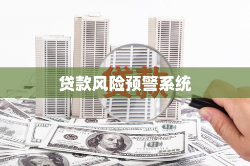 徐闻贷款风险预警系统